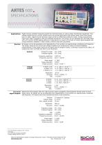  ARTES 600 Specifications -1