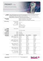  PROMET L10 Specifications 