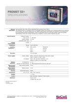 PROMET SE+ Specifications-1