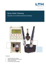 Spray wash system for pH & Redox Electrode Systems - 1