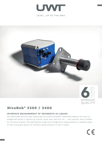 Interface Measurement for Solids NivoBob&reg; 3300/3400