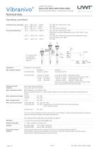 Vibranivo® VN 1000 / Vibranivo® VN 2000 / Vibranivo® VN 5000 / Vibranivo® VN 6000-10
