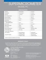 SUPERMICROMETER? MODEL PC EXTERNAL - 4