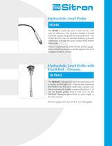 Sitron's Line Of Pressure Sensors and Hydrostatic Level Transmitters - 7