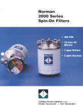 Spin-On Filters, Low Pressure - 1