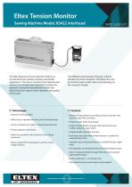 ETM422 - Tension monitoring for sewing machines. - 1