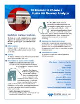 10 Reasons to Choose a  Hydra AA Mercury Analyzer - 1