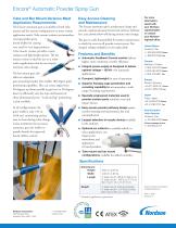 Documentation pistolet de poudrage automatique Encore®-2