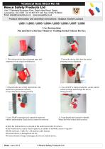 Pin and Sleeve surface Mount or Trailing Socket Lockout Device-1