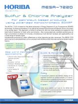 MESA 7220 - Sulfur and chlorine analyzer - 1