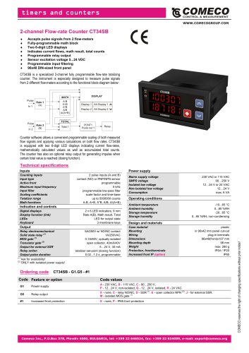 timers and counters