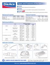 Die Materials :SO390/SO350/SO330 SO350/SO330-2