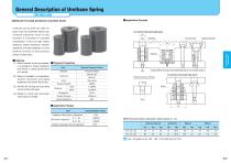 High Load Urethane Spring Counterbore Hole Type:USZL,USZLK-1