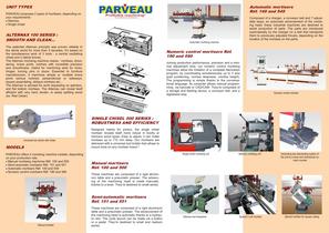 Alternax mortising machines - 2