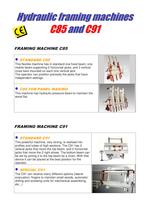 C85 & C91 hydraulic framing machines - 1