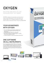 OXYGEN Measurement Software brochure - 2