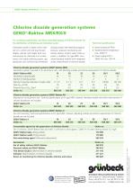 Chlorine dioxide generation systems GENO-Baktox MRX/RX/X-2