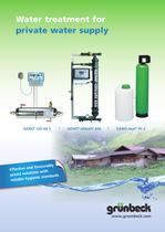 Water treatment for private water supply-1