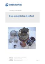 Accessories Furniture testing - Drop weights - 1