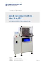 Bending fatigue testing machine - 1