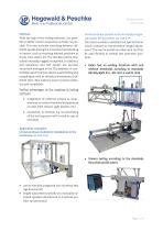 Electromotive linear axes for the testing of rotary doors, sliding doors, roller doors, filing cabinets and drawers e.g. according to EN 14749, EN 14074, EN 1335-3, ES 1058 und BIFMA X5.1 - 3