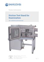 Friction test stand - 1