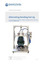 Furniture testing - Alternating bending test rig - 1