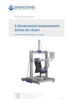 Furniture testing - Single test rigs - 3D-measurement device for chairs - 1