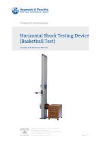 Furniture testing - Single test rigs - Horizontal shock testing device - 1