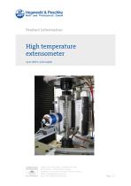 High temperature extensometer - 1