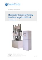 Hydraulic Universal Testing Machine Inspekt 1000-HF - 1