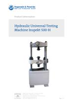 Hydraulic Universal Testing Machine Inspekt 500-H - 1