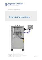 Impact tester for composites and textiles - 1