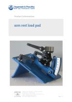 Load pads for arm rests - 1