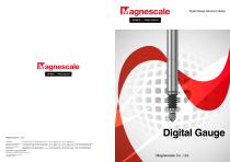 Magnescale Digital gauge catalog - 1