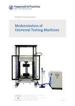 Modernisation of universal testing machines - 1