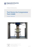 Test Device for Compression TEST 150 kN - 1