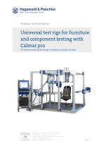 Tool box universal furniture test rigs - 1