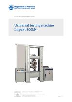 Universal testing machine Inspekt 300kN - 1