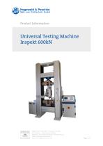 Universal Testing Machine Inspekt 600kN - 1