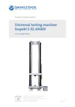 Universal testing machine Inspekt S-XL 600kN - 1