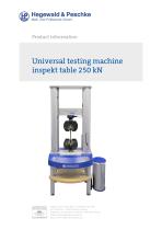 Universal testing machine inspekt table 250 kN - 1