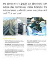 One Giant Leap For Electric Power: The 2MW Family of Generator Sets Powered by the Cat® C175-5