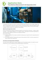 Application Note - Trace Moisture Measurement in Air Separation Units-1