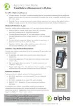 Application Note - Trace Moisture Measurement in SF6 Gas-2