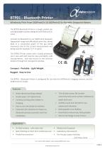 Bluetooth Printer Datasheet for SADPmini2 dew point meter - 1