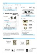 PDT Dew point Transmitter Data sheet -40+30°Cdp - 3