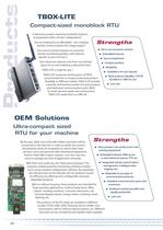 TBOX Telemetry RTU product catalogue - 12