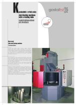 Shotblasting machine with rotating table