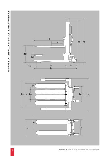 Stainless electric stackers